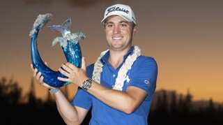 Golf: Justin Thomas survives 'disaster' to win Tournament of Champions playoff