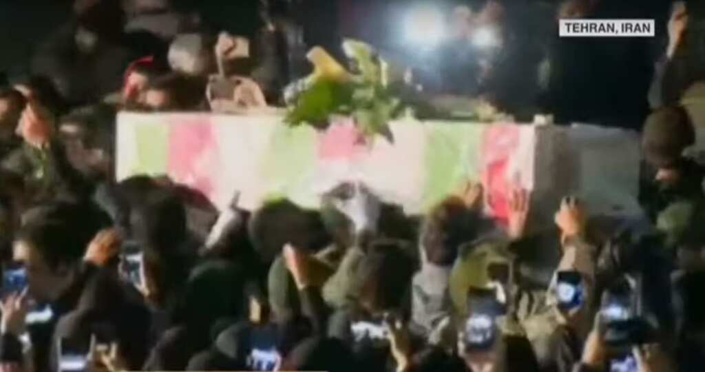 Iran: Thousands pay respect to Soleimani; Chants 'Death To America'