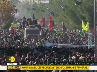 Stampede kills 35 at slain Iranian general Qasem Soleimani's funeral