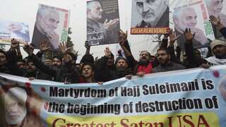 US says ‘prepared to react’ if Iran seeks to avenge its top general's killing 