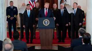 Trump says no US troops hurt in Iran strikes, announces new sanctions on Iran