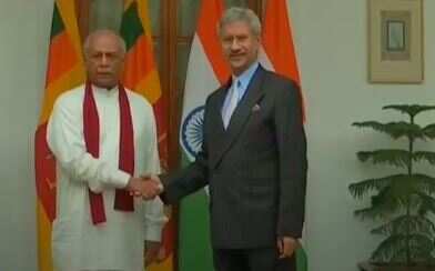 S Jaishankar meets Sri Lankan FM Gunawardena