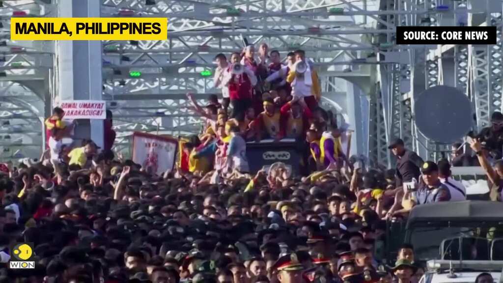 Philippines' Catholics parade "Black Nazarene" in annual festival