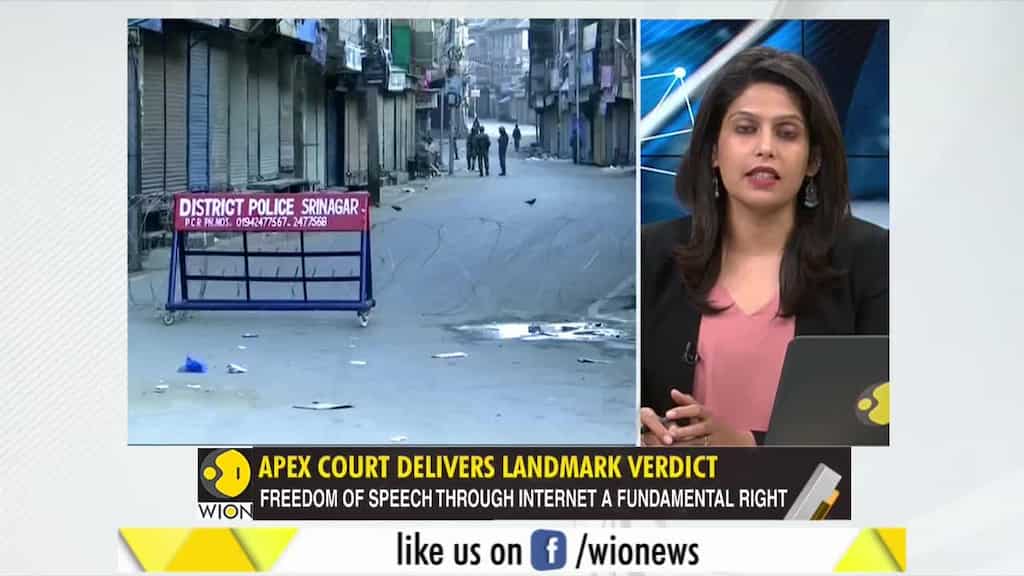 Gravitas: Internet shutdown in J&K: Key takeaways from apex court verdict