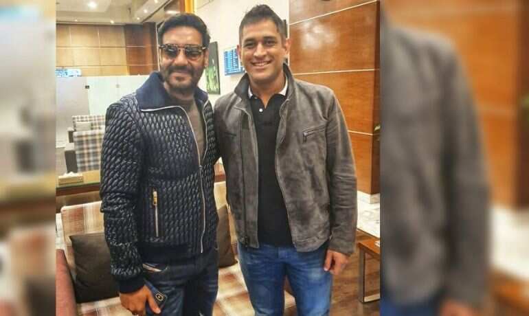 Ajay Devgn meets MS Dhoni says, 'cricket and films, the uniting religion of India' Ajay Devgn meets MS Dhoni says, 'cricket and films, the uniting religion of India'