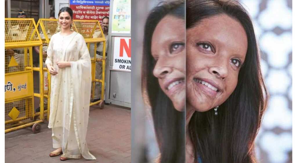 In pics: Deepika Padukone visits Siddhivinayak temple to seek blessings for 'Chhapaak'