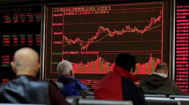 Stocks, pound up as Sunak to become new British PM