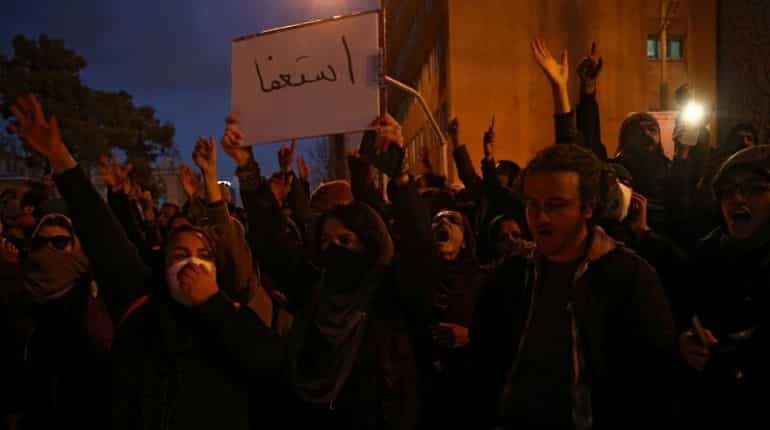 Iranians step up protests after Tehran's admission that it shot down Ukrainian airliner
