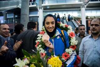 Iran's sole female Olympic medalist Kimia Alizadeh says she left her country for Europe