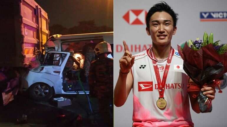 Badminton world number one Kento Momota injured in Malaysian car crash, driver killed