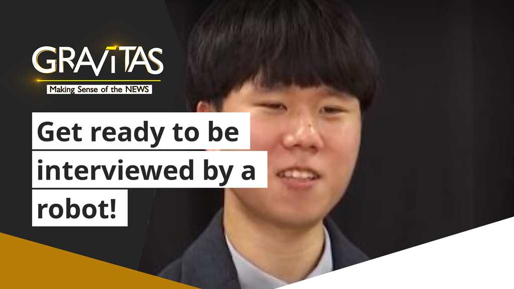 Gravitas: Need a job? Get ready to be interviewed by a robot!