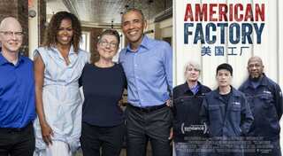 Obamas' first film wins best documentary Oscar
