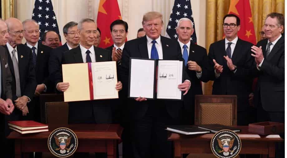 US, China sign long-awaited 'phase one' trade deal US, China sign long-awaited 'phase one' trade deal