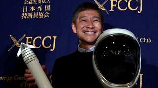 Japanese billionaire receives more than 20,000 applications for moon mission