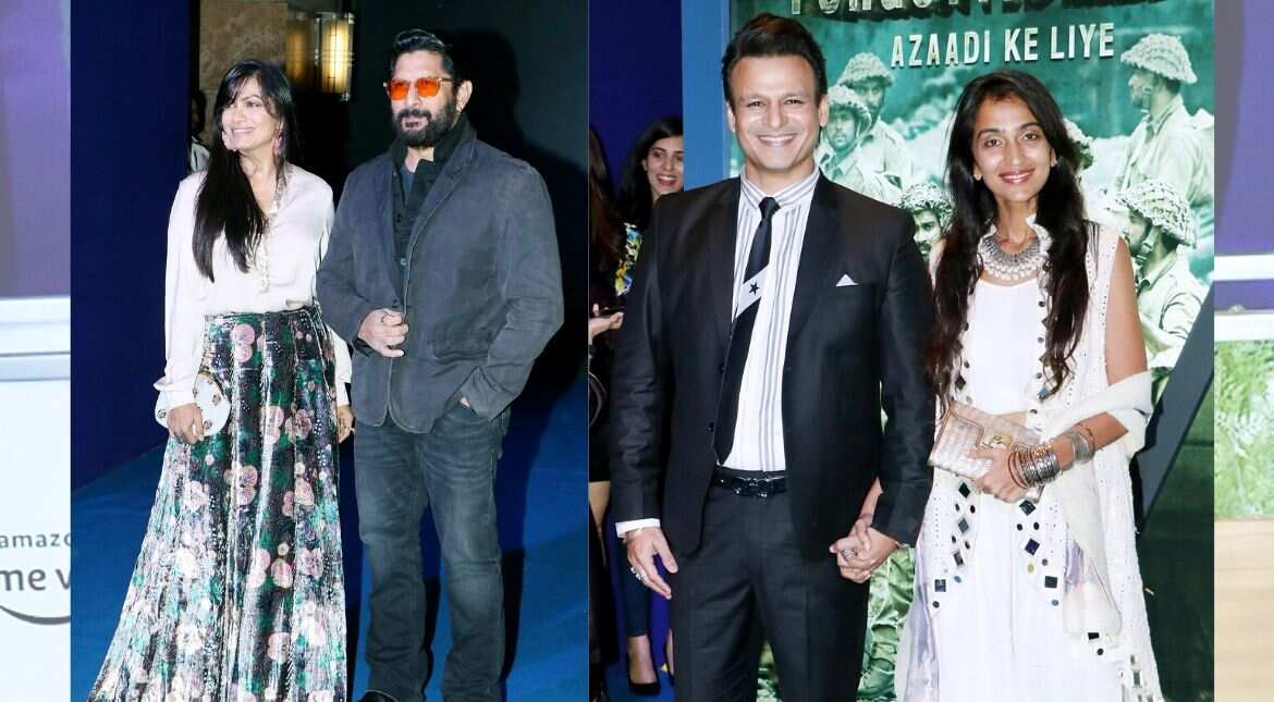 Arshad Warsi and Vivek Oberoi with partners