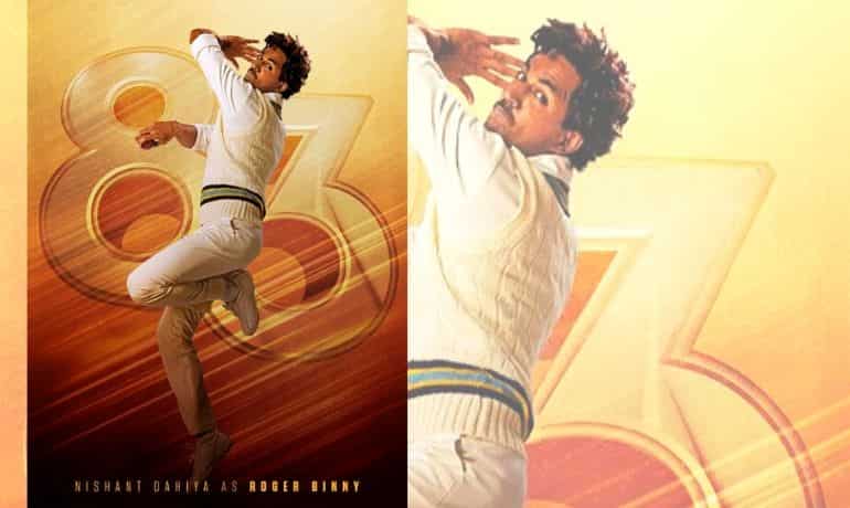 Ranveer Singh presents Nishant Dahiya as Roger Binny in '83' character poster