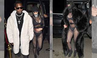 Cardi B wears see-through catsuit and ski mask for Paris Fashion Week