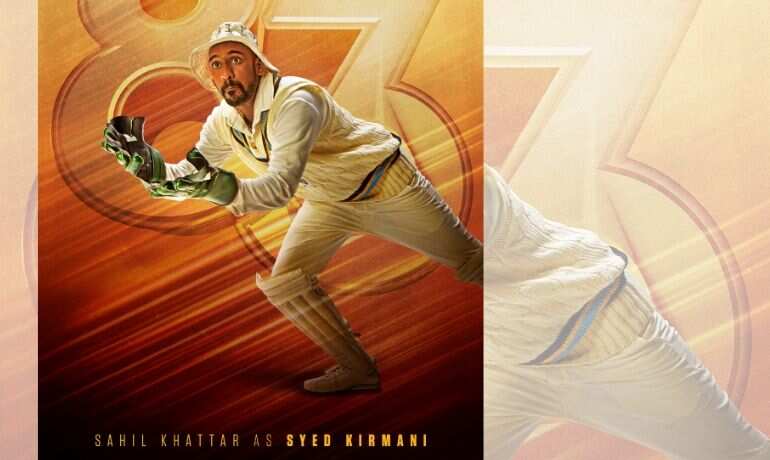 Ranveer Singh introduces Sahil Khattar as Syed Kirmani in new '83' character poster Ranveer Singh introduces Sahil Khattar as Syed Kirmani in new '83' character poster