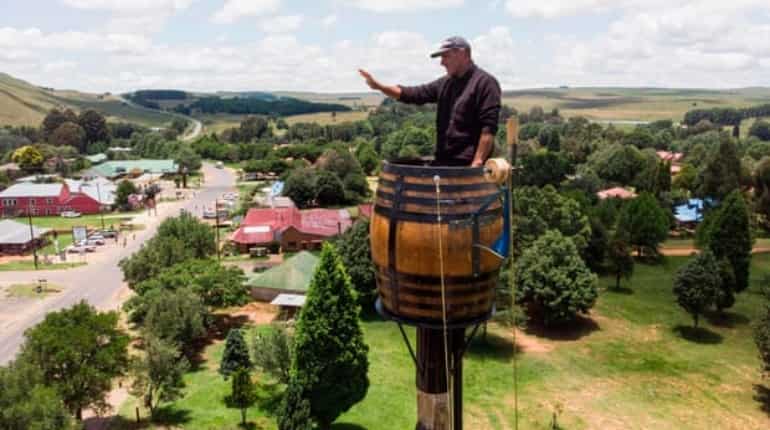 Pole is 'sweet home' for South African man seeking to break own world record