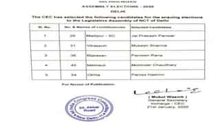 Congress releases another list of 5 candidates for Delhi polls