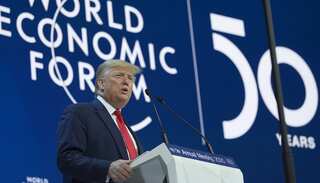 American dream is much bigger and better now, says Trump at World Economic Forum in Davos