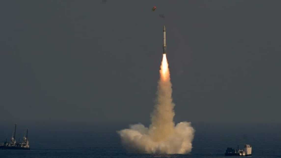 Shaurya K-4 missile