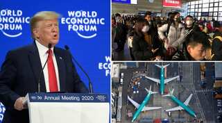 Top 10 world news today: Trump at World Economic Forum, coronavirus, US impeachment trial and more