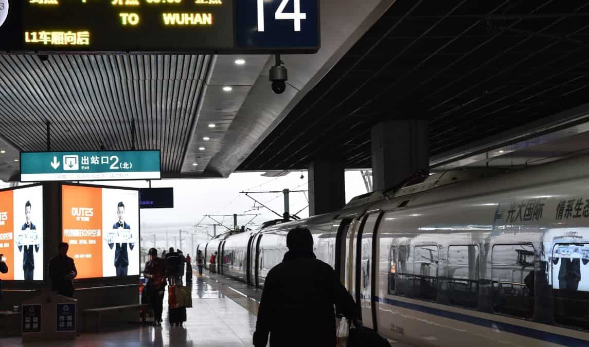 Subway affected in Wuhan