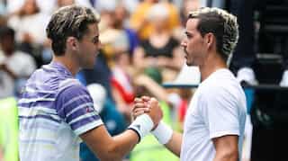 Thiem 'freaking out' in five-set Australian Open scare