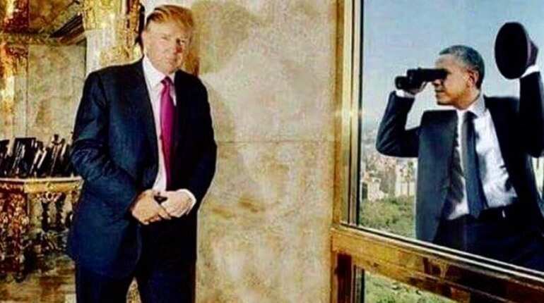 Netizens furious after Donald Trump shares morphed image with Barack Obama Netizens furious after Donald Trump shares morphed image with Barack Obama