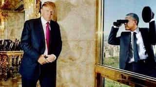 Netizens furious after Donald Trump shares morphed image with Barack Obama