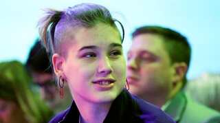 Young climate activist fears words not action at Davos