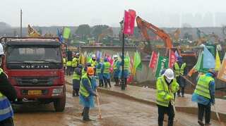 China building 1,000-bed hospital over the weekend to treat coronavirus