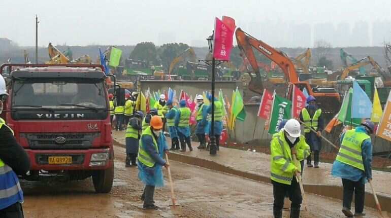 China building 1,000-bed hospital over the weekend to treat coronavirus