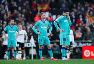 Barca overpowered by rampant Valencia for first defeat under Setien
