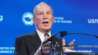 US candidate Bloomberg vows to back Israel, takes dig at Sanders