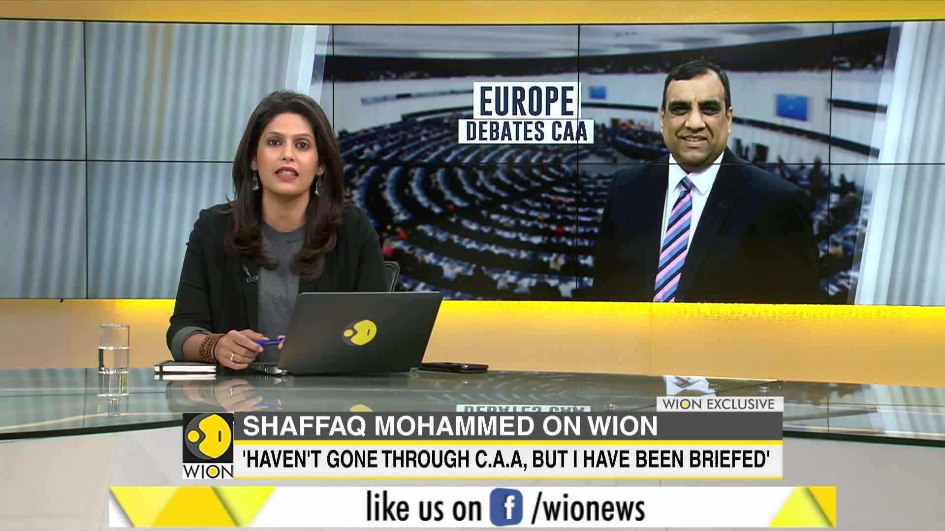Anti-CAA move in European Parliament fueled by Pakistan-origin EU MP Shaffaq Mohammed Anti-CAA move in European Parliament fueled by Pakistan-origin EU MP Shaffaq Mohammed