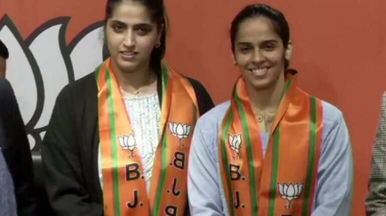 Saina Nehwal joins BJP, says PM Modi inspires me Saina Nehwal joins BJP, says PM Modi inspires me