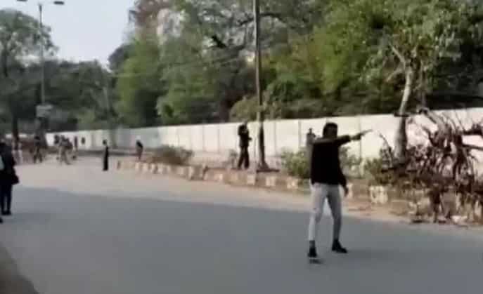 Watch: Delhi man opens fire during anti-CAA protest, one injured