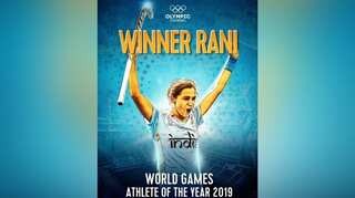 Indian Women's hockey captain Rani Rampal wins World Games Athlete of the Year award