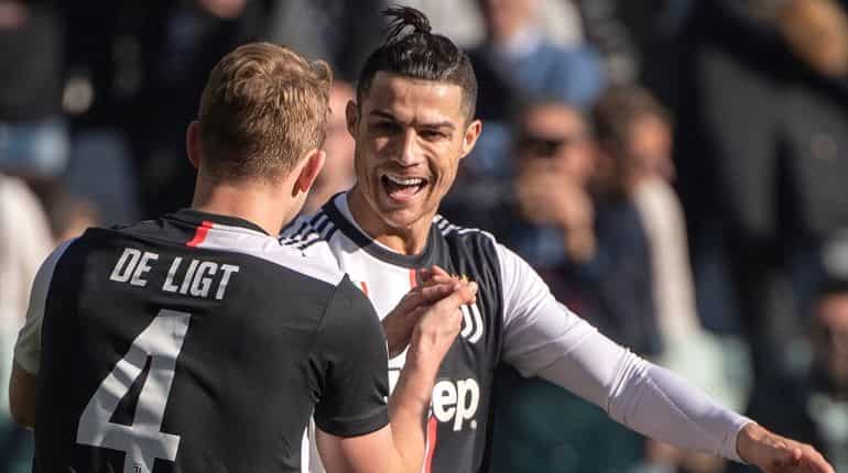 Serie A: Ronaldo scores for ninth game in row as penalty double lifts Juventus