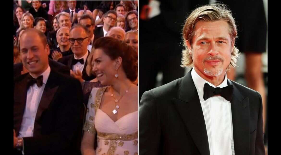 BAFTA 2020: Brad Pitt makes a Prince Harry joke in speech & the cameras zoom for William's reaction BAFTA 2020: Brad Pitt makes a Prince Harry joke in speech & the cameras zoom for William's reaction