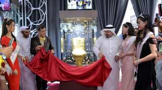 Toilet embedded with 40,000 diamonds reached Dubai