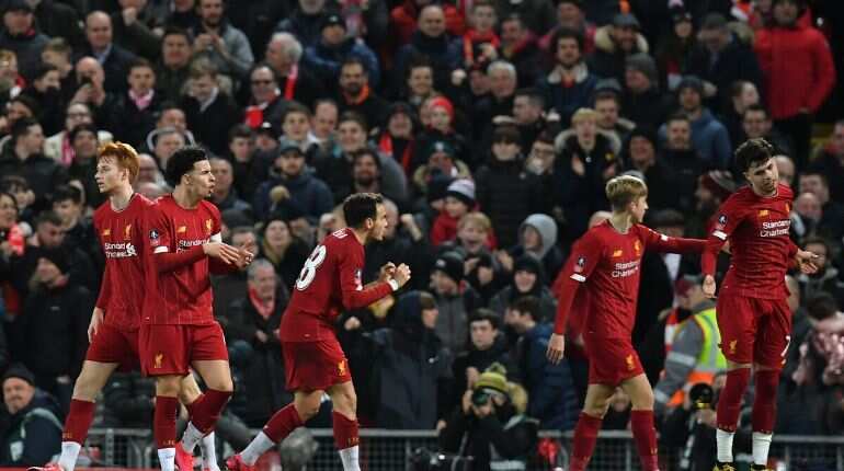 Liverpool youngsters beat Shrewsbury to reach FA Cup fifth round Liverpool youngsters beat Shrewsbury to reach FA Cup fifth round