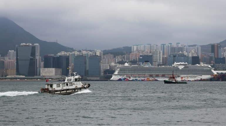 Thousands held on cruise ship in Hong Kong as authorities check for virus