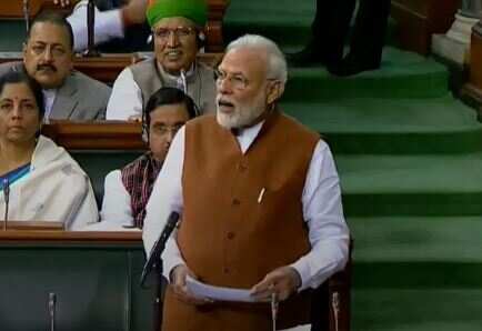 PM Modi's reply to Motion of Thanks on President's address