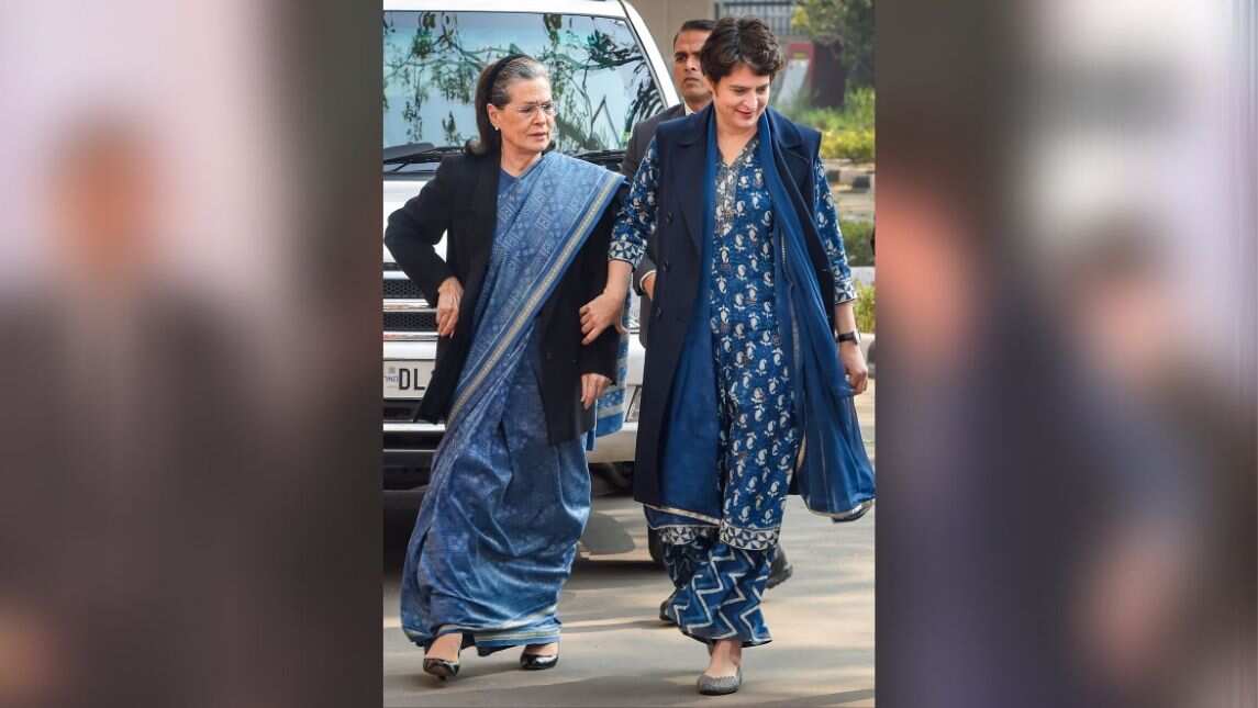 Sonia Gandhi and Priyanka Gandhi Vadra