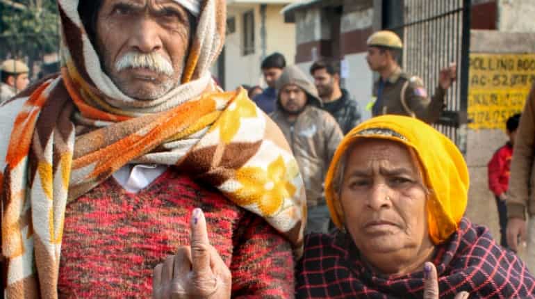 Delhi records over 61% polling; AAP, BJP express confidence of victory