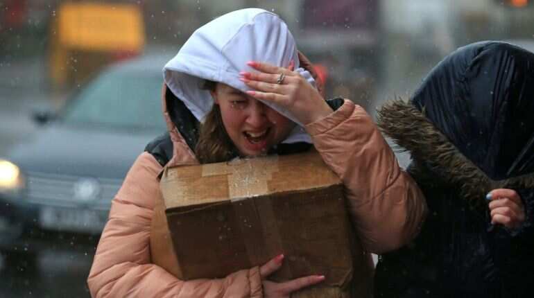 Germany halts long-distance rail services in several states as Storm Ciara batters Germany halts long-distance rail services in several states as Storm Ciara batters