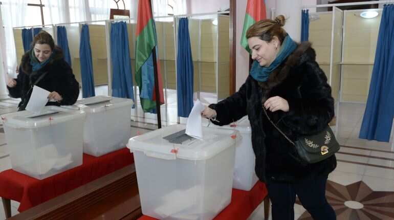 Azerbaijan ruling party wins vote, opposition cries foul